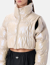 Adidas Originals glossy cropped puffer - | Spazio Pritelli