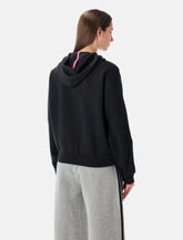 Felpa nera con cappuccio zip di Adidas Originals - | Spazio Pritelli