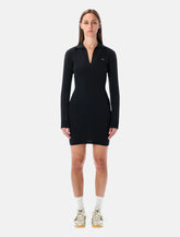 Adidas Originals black ribbed mini dress - | Spazio Pritelli