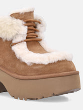 UGG Classic Esmee Lace Up Suede Boots - | Spazio Pritelli