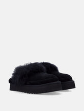 UGG Disquette Chalet suede and Sheepskin slippers - | Spazio Pritelli