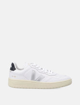 Sneakers V-90 in pelle bianca e argento di Veja - | Spazio Pritelli