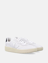 Sneakers V-90 in pelle bianca e argento di Veja - | Spazio Pritelli