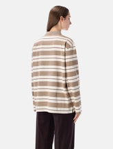 Polo Miu Miu in jersey di cotone a righe - | Spazio Pritelli