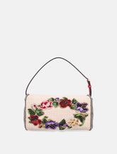 Valentino Garavani Vain Soft Embroidered Linen Small Shoulder Bag -  | Spazio Pritelli