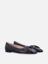 Valentino Garavani Bowow Kidskin Ballerinas - | Spazio Pritelli