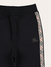Kid - Burberry Joggers with Check Side Trim - | Spazio Pritelli