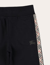 Kid - Burberry Cotton Shorts with Check Trim - | Spazio Pritelli