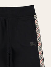 Burberry cotton shorts with Check trims for kids - | Spazio Pritelli
