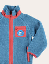 Stella McCartney Kids Monster patch Fleece Jacket - | Spazio Pritelli