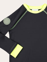 Stella McCartney Kids black ski set with neon details -  | Spazio Pritelli