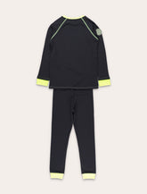 Stella McCartney Kids black ski set with neon details -  | Spazio Pritelli