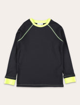 Stella McCartney Kids black ski set with neon details -  | Spazio Pritelli