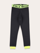 Stella McCartney Kids black ski set with neon details -  | Spazio Pritelli