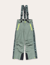 Stella McCartney Kids Logo Tape Ski Salopettes Green -  | Spazio Pritelli