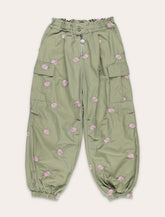 Cargo trousers with floral embroidery Stella McCartney Kids - | Spazio Pritelli
