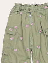Cargo trousers with floral embroidery Stella McCartney Kids - | Spazio Pritelli