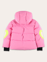 Stella McCartney Kids hearts pink ski jacket -  | Spazio Pritelli