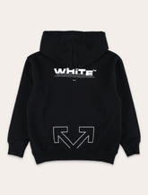 Black hoodie with Off-White Kids logo - | Spazio Pritelli
