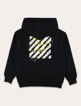 Off-White Kids Black Logo Hoodie - | Spazio Pritelli