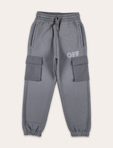 Off-White Kids grey cargo jogger pants - | Spazio Pritelli