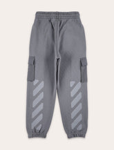 Off-White Kids grey cargo jogger pants - | Spazio Pritelli