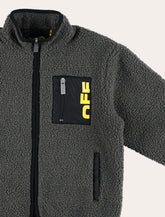 Off-White Kids Zip Teddy Jacket - | Spazio Pritelli