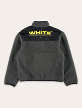 Off-White Kids Zip Teddy Jacket - | Spazio Pritelli