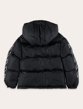 Off-White Kids Black Bookish Down Jacket - | Spazio Pritelli