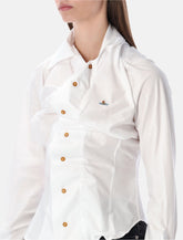 Vivienne Westwood white Drunken sculpted shirt - | Spazio Pritelli