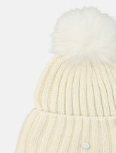 Goldbergh Una beanie with pompon in chunky knit - | Spazio Pritelli