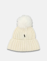 Goldbergh Una beanie with pompon in chunky knit - | Spazio Pritelli