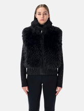 Goldbergh Dahlia reversible faux fur bodywarmer - | Spazio Pritelli