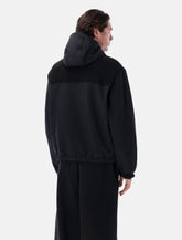 Arte Antwerp reersible nylon and sherpa technical hooded jacket - | Spazio Pritelli