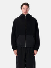 Arte Antwerp reersible nylon and sherpa technical hooded jacket - | Spazio Pritelli