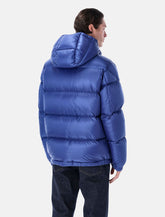 Moncler Rivau shiny nylon down jacket - | Spazio Pritelli