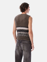 Our Legacy Mohair Wool Tank Blur Fair Isle - | Spazio Pritelli