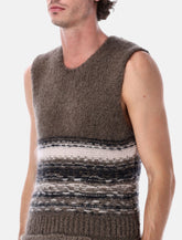Our Legacy Mohair Wool Tank Blur Fair Isle - | Spazio Pritelli