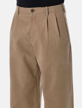 Our Legacy Bridge chino wide leg cotton trousers - | Spazio Pritelli