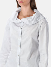 Camicia a righe Kaonashi in popeline con colletto di Our Legacy - | Spazio Pritelli