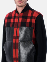 Red and black checked vest by Junya Watanabe - | Spazio Pritelli