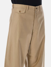 Comme des Garçons Homme Wide-Leg Cotton Trousers - | Spazio Pritelli