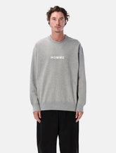 Felpa Comme des Garçons Homme in Cotone con Logo - | Spazio Pritelli