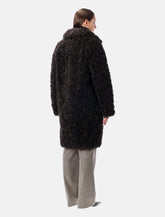 Stand Studio Camille oversized eco shearling coat - | Spazio Pritelli