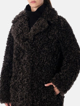 Stand Studio Camille oversized eco shearling coat - | Spazio Pritelli