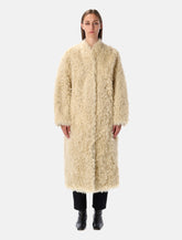 Stand Studio Carolina long curly faux-fur coat - | Spazio Pritelli