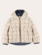 K-Way Reversible Hooded Down Jacket for kid - | Spazio Pritelli