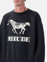 Felpa girocollo Dinero in cotone Rhude - | Spazio Pritelli