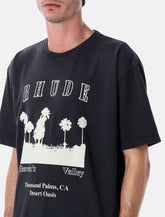 T-shirt in cotone con stampa grafica Thousand Palms Rhude - | Spazio Pritelli