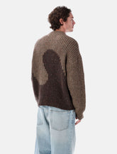 ERL Brown Swirl Wool Crewneck Sweater - | Spazio Pritelli